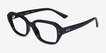 Ray-Ban RB7258 SHEA Black Alternative MaterialsEyeglass Frames from EyeBuyDirect, Angle View