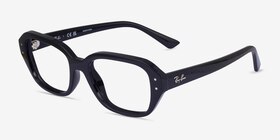 Ray-Ban RB7258 SHEA Noir Éco-responsable Montures de lunettes de vue d'EyeBuyDirect, Vue d'Angle