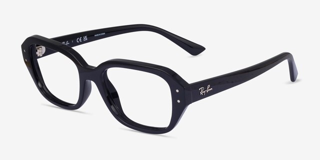 Ray-Ban RB7258 SHEA Black Eco-friendlyEyeglass Frames from EyeBuyDirect, Angle View
