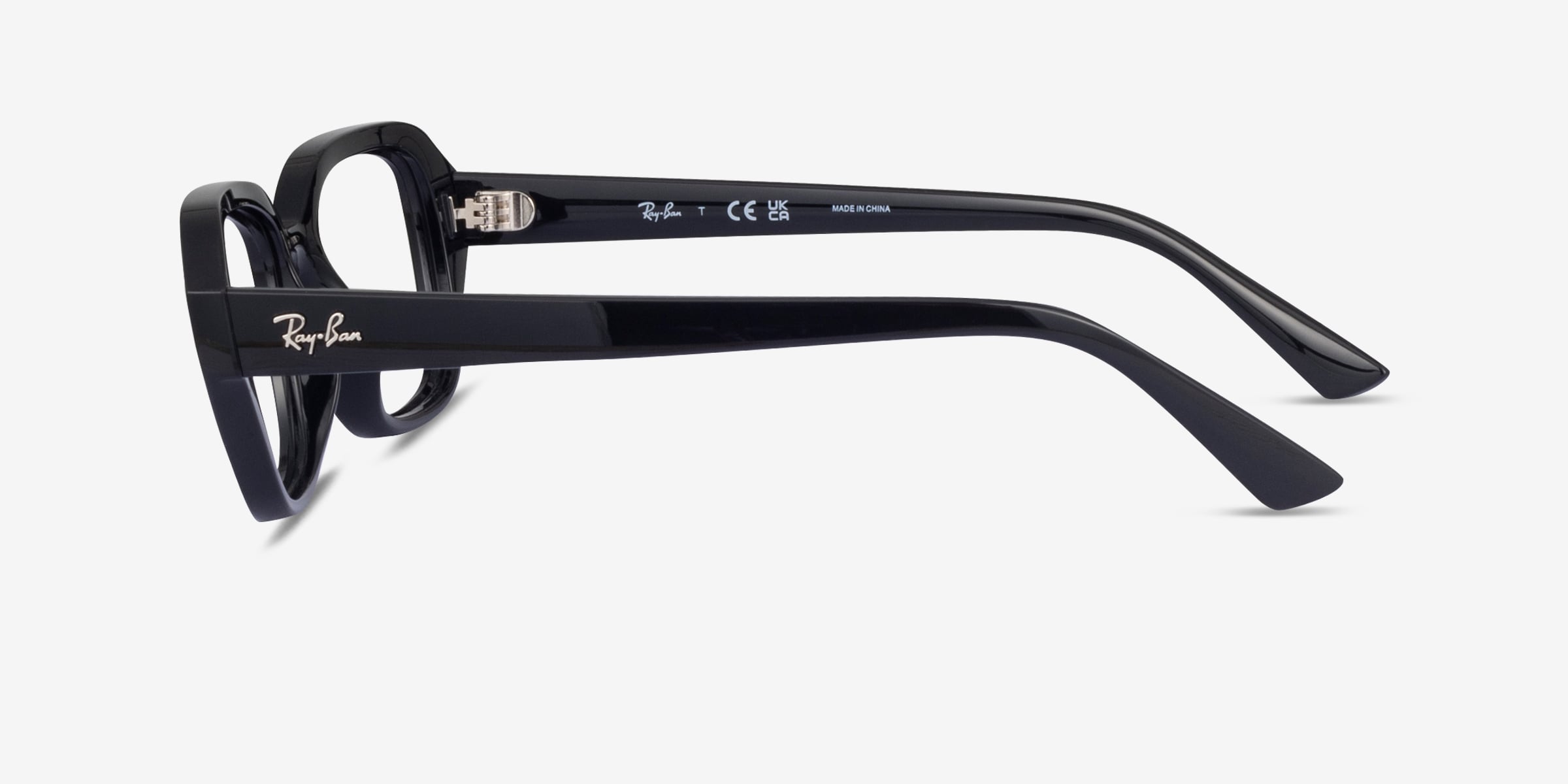 Ray-Ban RB 5267 ブラックフレーム メガネ Ray-Ban RB7258 SHEA - Rectangle Black Frame Eyeglasses | Eyebuydirect