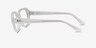Ray-Ban RB7258 SHEA Cream Eco-friendlyEyeglass Frames from EyeBuyDirect, Side View