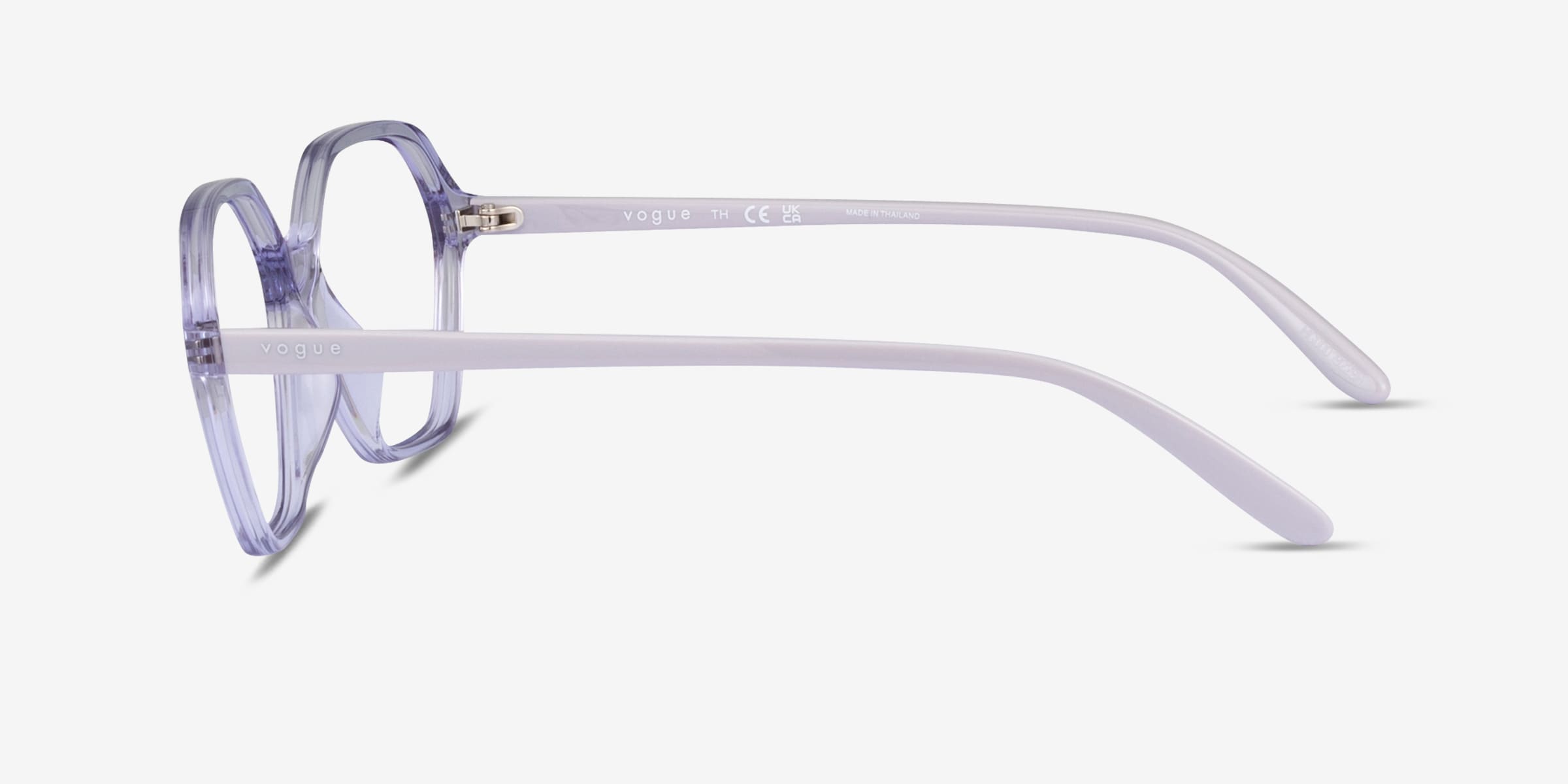 Vogue Eyewear VO5622 - Geometric Purple Frame Glasses For 