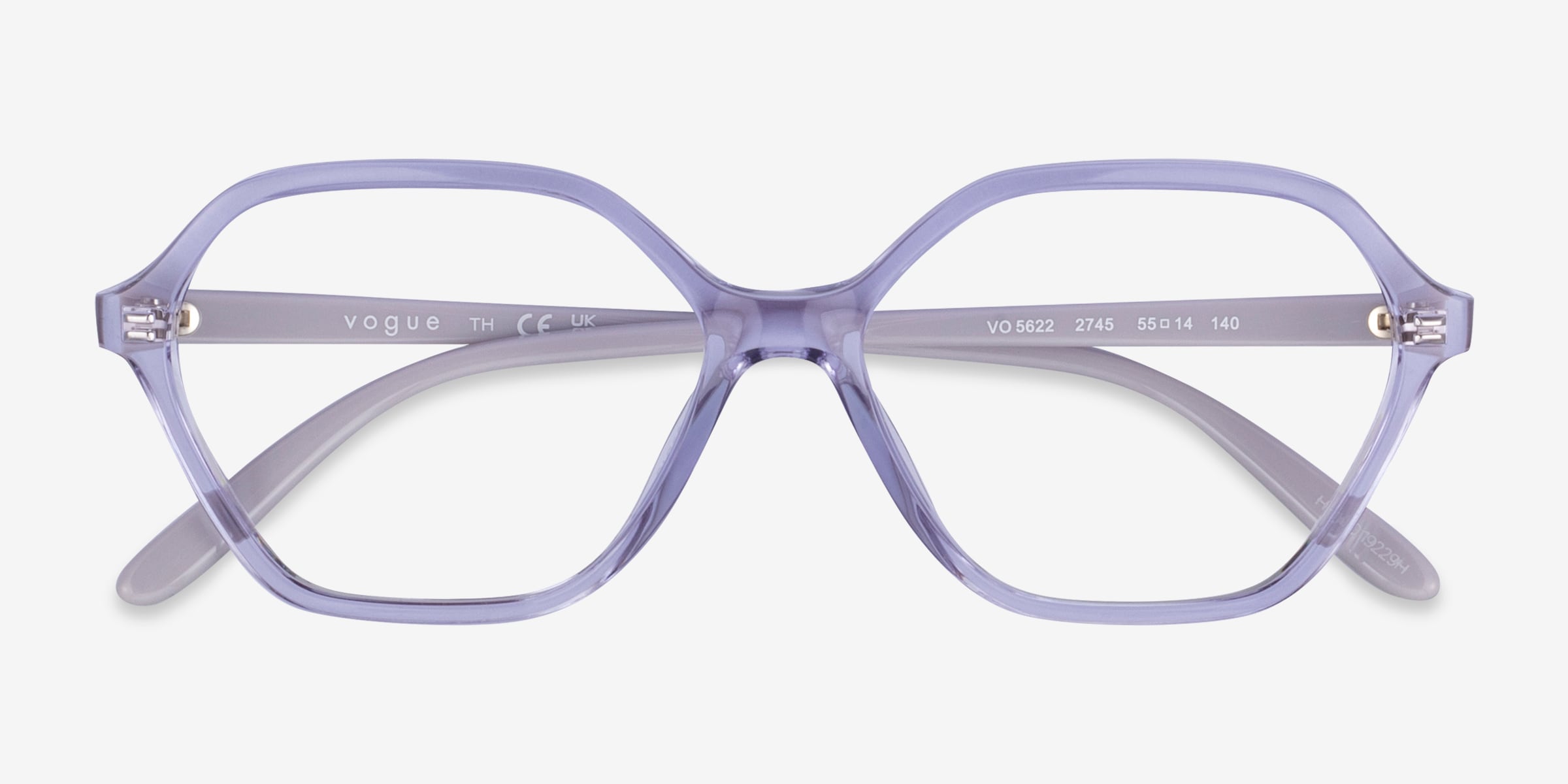 Vogue Women\'s Gold and Violet Eyeglasses! Vogue VO4285 Eyeglasses | FramesDirect.com main image 2