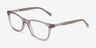 Vogue Eyewear VO5632B Transparent Caramel Eco-friendlyEyeglass Frames from EyeBuyDirect, Angle View
