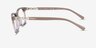 Vogue Eyewear VO5632B Transparent Caramel Eco-friendlyEyeglass Frames from EyeBuyDirect, Side View