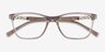 Vogue Eyewear VO5632B Transparent Caramel Eco-friendlyEyeglass Frames from EyeBuyDirect, Closed View