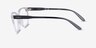 Vogue Eyewear VO5518 Polished Clear PlasticEyeglass Frames from EyeBuyDirect, Side View