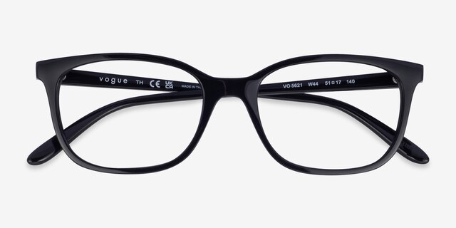 Vogue Eyewear VO5621 Black Eco-friendlyEyeglass Frames from EyeBuyDirect, Closed View