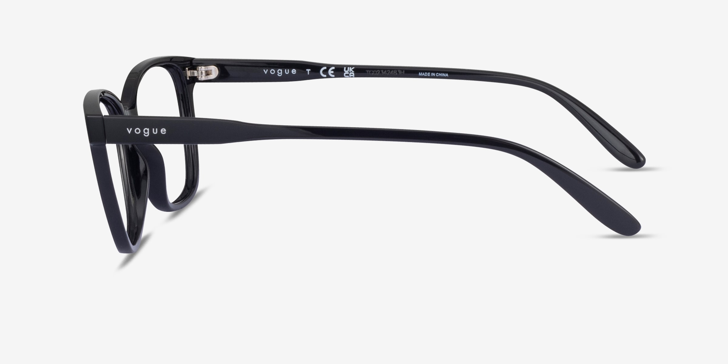 Vogue Classic Black Metal Rimmed Women\'s Eyeglasses Vogue Eyewear 0VO3987B Glasses in Black | Target Optical main image 3