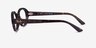 Ray-Ban RB7257 Shilo Tortoise Eco-friendlyEyeglass Frames from EyeBuyDirect, Side View