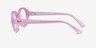 Ray-Ban RB7257 Shilo Pink Eco-friendlyEyeglass Frames from EyeBuyDirect, Side View