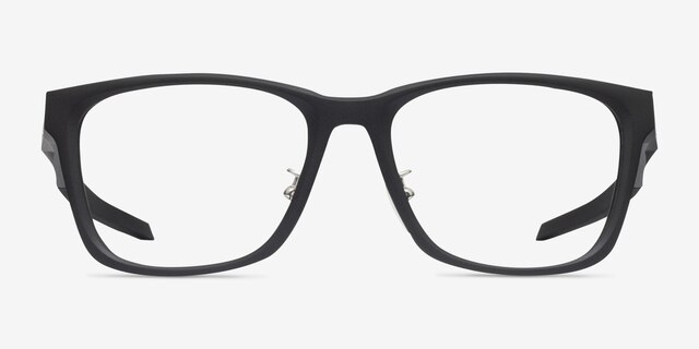 Oakley Paracord Rx Satin Black PlasticEyeglass Frames from EyeBuyDirect, Front View
