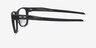 Oakley Paracord Rx Satin Black PlasticEyeglass Frames from EyeBuyDirect, Side View