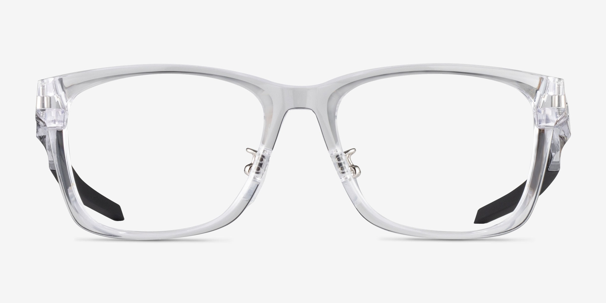 Oakley Paracord Rx - Square Polished Clear Frame Eyeglasses