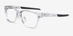 Oakley Paracord RX Polished Clear PlasticEyeglass Frames from EyeBuyDirect, Angle View