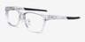 Oakley Paracord Rx Polished Clear PlasticEyeglass Frames from EyeBuyDirect, Angle View