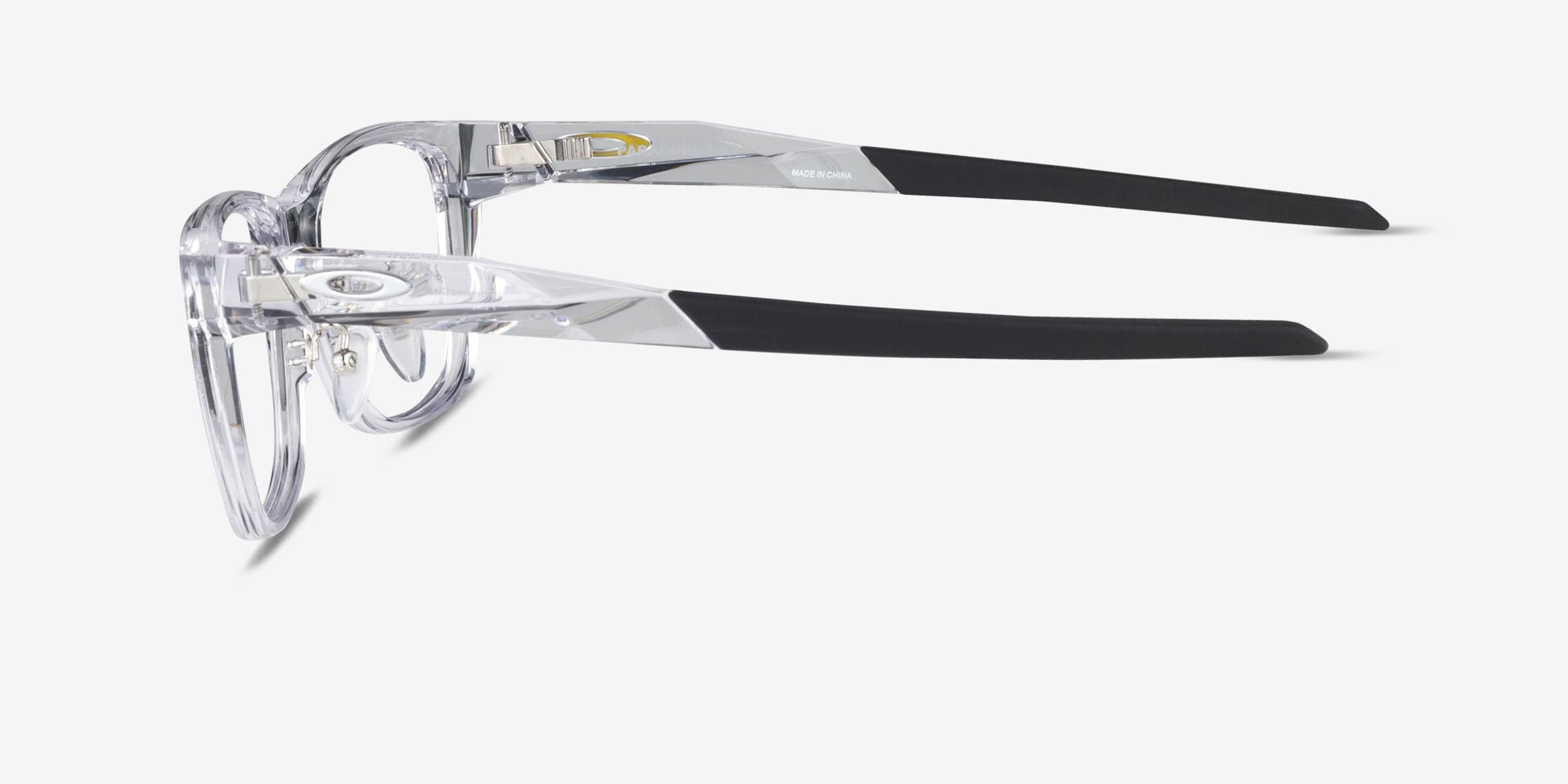 Oakley Paracord Rx - Square Polished Clear Frame Eyeglasses