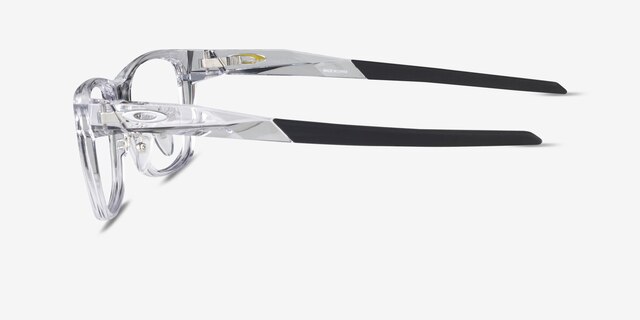 Oakley Paracord Rx Polished Clear PlasticEyeglass Frames from EyeBuyDirect, Side View