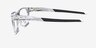 Oakley Paracord Rx Polished Clear PlasticEyeglass Frames from EyeBuyDirect, Side View