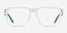 Oakley Holbrook Rx Matte Clear PlasticEyeglass Frames from EyeBuyDirect, Front View