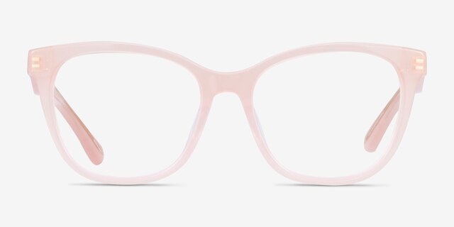 Coach HC6256U Milky Pink AcetateEyeglass Frames from EyeBuyDirect, Front View