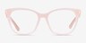 Coach HC6256U Milky Pink AcetateEyeglass Frames from EyeBuyDirect, Front View