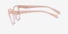 Coach HC6256U Milky Pink AcetateEyeglass Frames from EyeBuyDirect, Side View