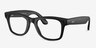 Ray-Ban Meta Wayfarer Matte Black Plastic from EyeBuyDirect, Angle View