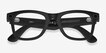 Ray-Ban Meta (Gen 1) Wayfarer Black Plastic from EyeBuyDirect, Closed View