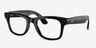 Ray-Ban Meta Wayfarer Shiny Black Plastic from EyeBuyDirect, Angle View