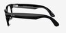 Ray-Ban Meta Wayfarer Shiny Black Plastic from EyeBuyDirect, Side View