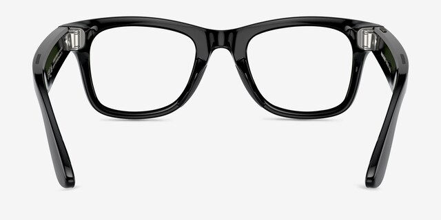 Ray-Ban Meta Wayfarer Shiny Black Plastic from EyeBuyDirect