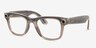 Ray-Ban Meta Wayfarer Shiny Warm Stone Plastic from EyeBuyDirect, Angle View