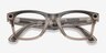 Ray-Ban Meta Wayfarer Shiny Warm Stone Plastic from EyeBuyDirect, Closed View