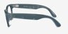 Ray-Ban Meta Wayfarer Matte Jeans Plastic from EyeBuyDirect, Side View