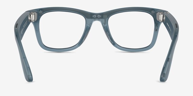 Ray-Ban Meta Wayfarer Matte Jeans Plastic from EyeBuyDirect