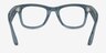 Ray-Ban Meta Wayfarer Matte Jeans Plastic from EyeBuyDirect