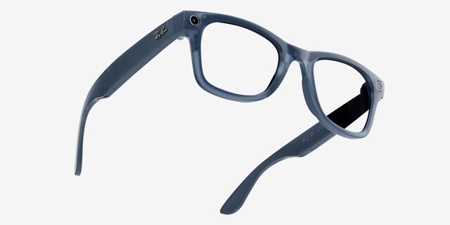 Ray-Ban Meta Wayfarer Matte Jeans Plastic from EyeBuyDirect