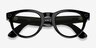 Ray-Ban Meta Headliner Polished Black Plastic from EyeBuyDirect, Closed View