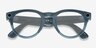 Ray-Ban Meta Headliner Shiny Jeans Plastic from EyeBuyDirect, Closed View