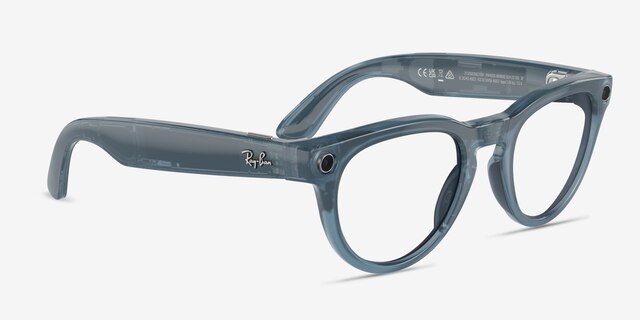 Ray-Ban Meta Headliner Shiny Jeans Plastic from EyeBuyDirect