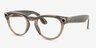 Ray-Ban Meta Headliner Shiny Warm Stone Plastic from EyeBuyDirect, Angle View