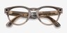 Ray-Ban Meta Headliner Shiny Warm Stone Plastic from EyeBuyDirect, Closed View