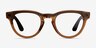 Ray-Ban Meta Headliner Shiny Caramel Plastic from EyeBuyDirect, Front View