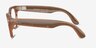 Ray-Ban Meta Headliner Shiny Caramel Plastic from EyeBuyDirect, Side View