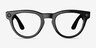 Ray-Ban Meta Headliner Low Bridge Fit Sleek Black Plastic from EyeBuyDirect, Front View