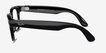 Ray-Ban Meta (Gen 1) Headliner Low Bridge Fit Polished Black Plastic from EyeBuyDirect, Side View
