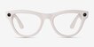 Ray-Ban Meta (Gen 1) Skyler Shiny Chalky Gray Plastic from EyeBuyDirect, Front View