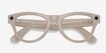 Ray-Ban Meta (Gen 1) Skyler Shiny Chalky Gray Plastic from EyeBuyDirect, Closed View