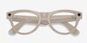 Ray-Ban Meta Skyler Shiny Chalky Gray Plastic from EyeBuyDirect, Closed View